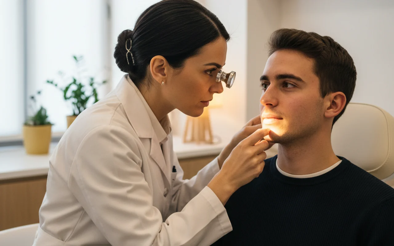 Visita dermatologica per l’acne a Roma
